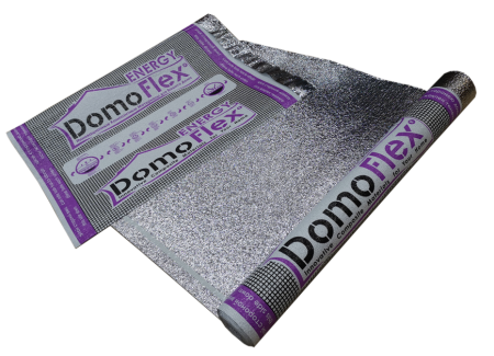 Подложка полимерная композитная DomoFlex Energy 9,1м/1,1м/3мм/рул.10м2