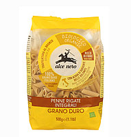 Макароны ПЕННЕ РИГАТЕ из цельнозерновой пшеницы твердых сортов ALCE NERO 500г