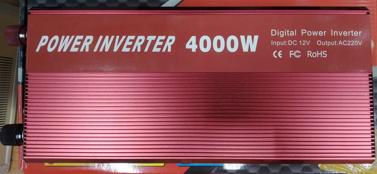 Преобразователь автомобильный, инвертор Kesoto 12/220В, модифицированная синусоида, 
4000 Вт