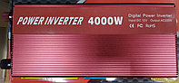 Преобразователь автомобильный, инвертор Kesoto 12/220В, модифицированная синусоида, 4000 Вт