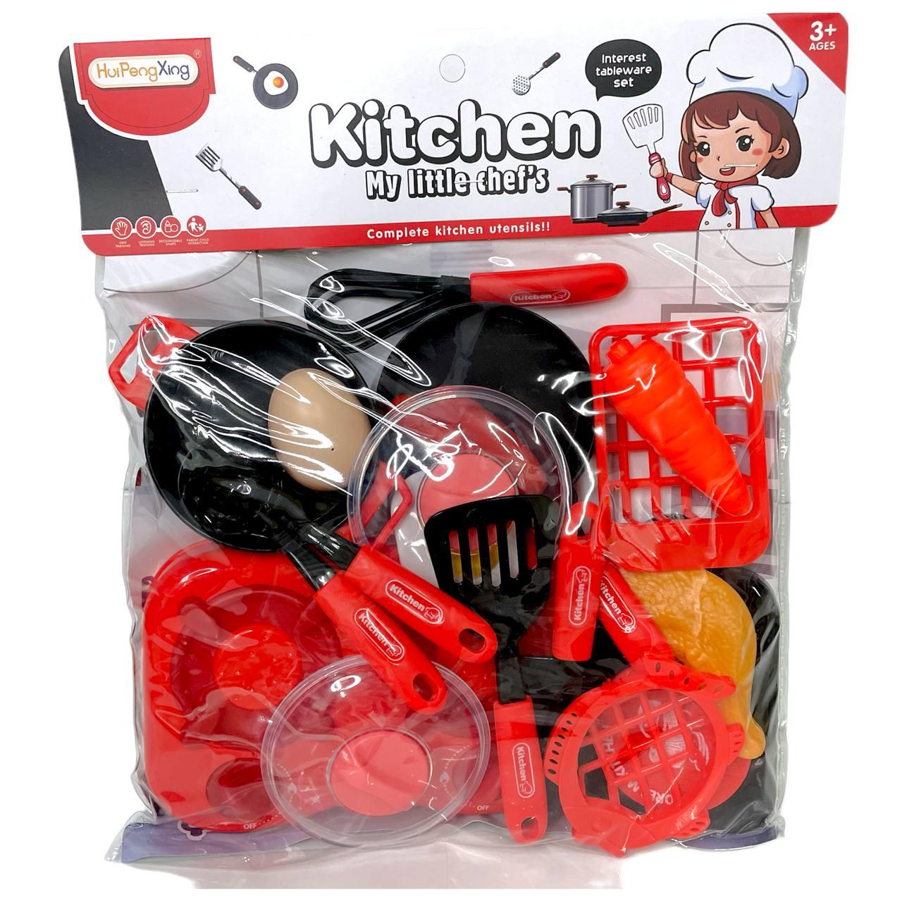 7706-3 Kitchen my Little Chefs Красная кухня в пакете 32*29см