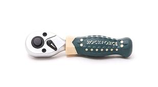 ROCKFORCE Трещотка реверсивная короткая с резиновой ручкой 1/4" (L-110мм 72зуб) ROCKFORCE RF-802219 18922