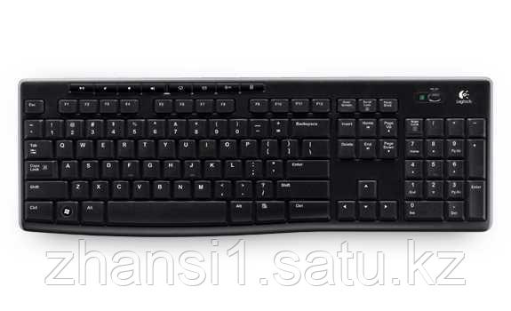 Клавиатура беспроводная Logitech K270 (приемник Unifying, 2 батарейки AAA) (M/N: Y-R0015 / C-U0007)