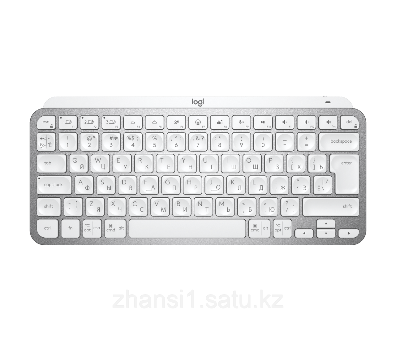 Клавиатура беспроводная Logitech MX Keys Mini Minimalist Wireless Illuminated Keyboard - PALE GREY - RUS -