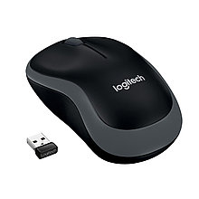 Мышь беспроводная Logitech M185 Swift Grey (серая, оптическая, 1000dpi, 2.4 GHz/USB-ресивер) (M/N: MR0087 /