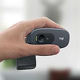 Веб-камера Logitech C270 (HD 720p/30fps, фокус постоянный, угол обзора 60°, кабель 1.5м) (M/N: V-U0018), фото 7