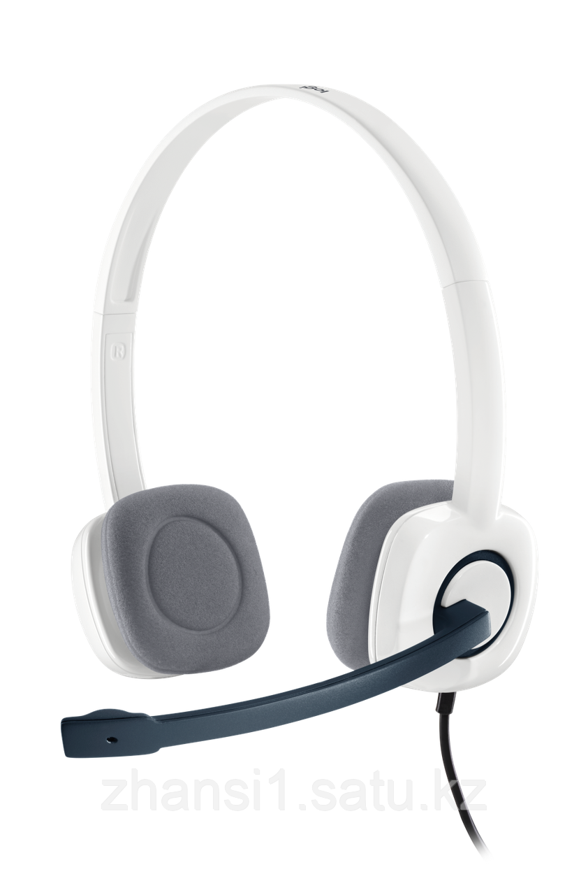 Гарнитура Logitech H150 White (белая, 2 x 3.5мм, элементы управления на кабеле, кабель 1.8м) (M/N: A-00029)