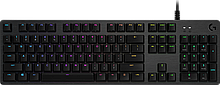 Клавиатура игровая Logitech G512 CARBON LIGHTSYNC RGB Mechanical Gaming Keyboard with GX Brown
