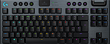 Клавиатура игровая Logitech G915 TKL (механическая, без цифрового блока, с RGB-подсветкой и поддержкой