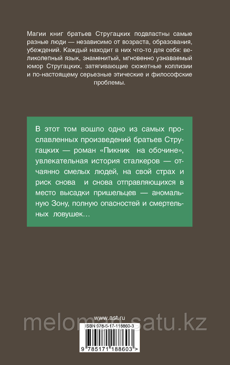 Стругацкий А. Н., Стругацкий Б. Н.: Пикник на обочине. Лучшие книги братьев Стругацких - фото 2 - id-p103556578