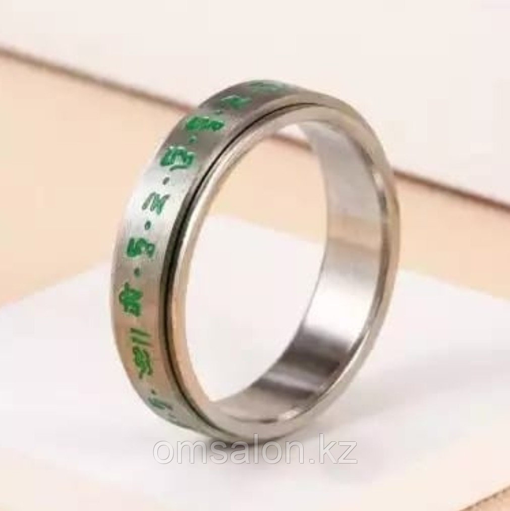 Кольцо с мантрой Тары, крутящееся, фото 1