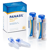 Прецизионный оттискной материал, А-силикон Panasil tray Soft Heavy Normal Pack, 2х50 мл