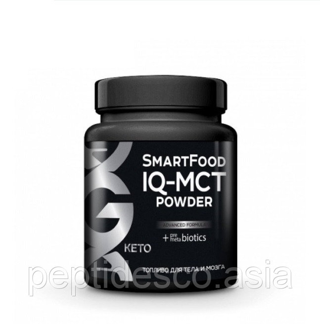 G-Keto Smart Food IQ-MCT Powder, Смарт Фуд МСТ диетическое топливо с метабиотиками и пептидными ультрализатами