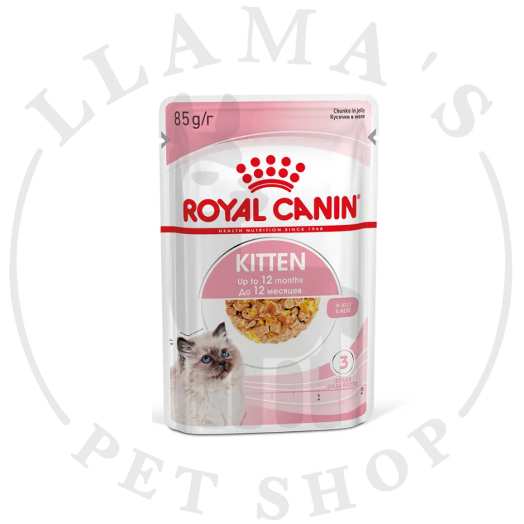 Royal Canin Kitten влажный корм для котят до 12 месяцев кусочки в желе, в паучах - 85 г - фото 1 - id-p103564315