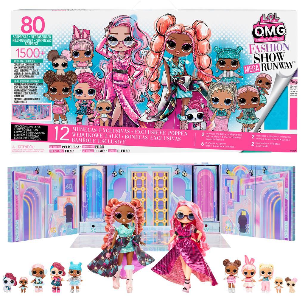 Игровой набор LOL Surprise OMG Fashion Show Mega Runway с 12 эксклюзивными куклами