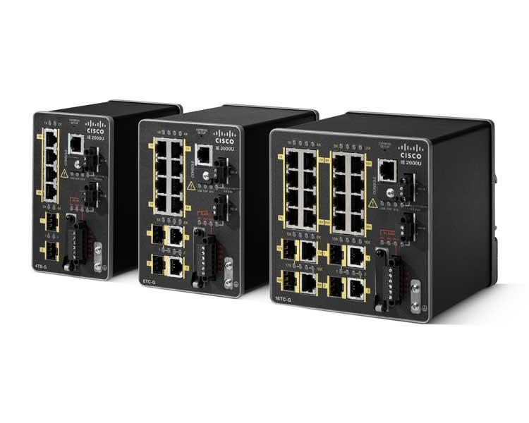 Коммутаторы Cisco Industrial Ethernet серии 2000U