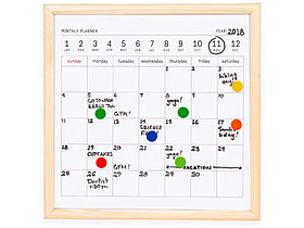Календарь для заметок с маркером Whiteboard calendar
