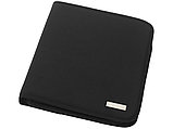 Папка А4 ''Stanford'' на молнии с блокнотом, черный, фото 3