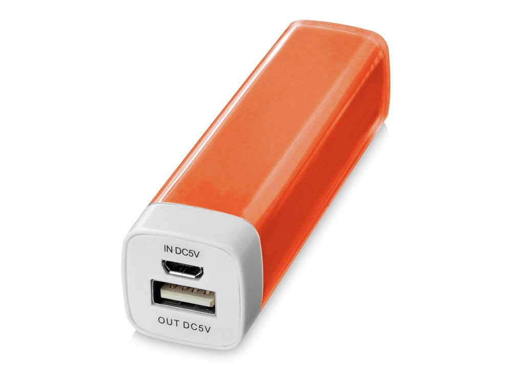 Портативное зарядное устройство Flash 2200 мА/ч, оранжевый