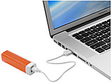 Портативное зарядное устройство Flash 2200 мА/ч, оранжевый, фото 4