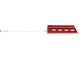 ЮСБ хаб с 4 портами и подставка для телефона, красный, фото 4