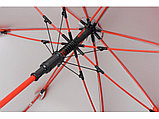 Зонт-трость Silver Color полуавтомат, красный/серебристый, фото 6