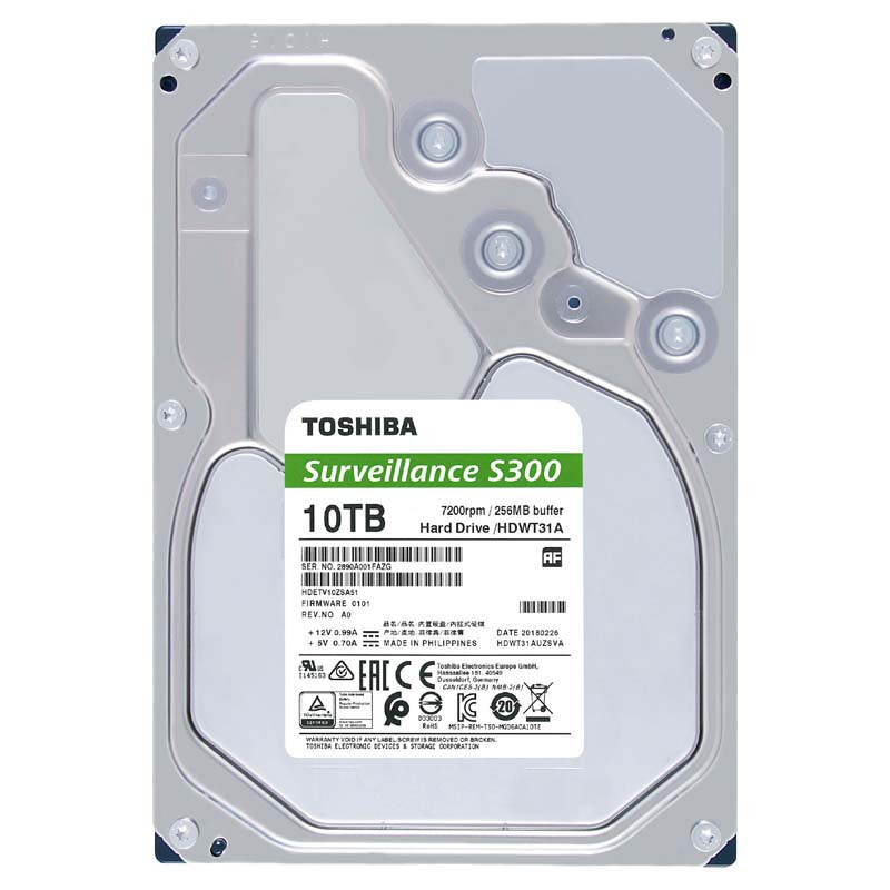 Жесткий диск HDD 10Tb TOSHIBA S300 HDWT31AUZSVA