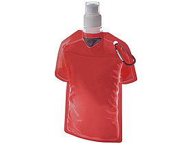 Емкость для воды в виде футболки Goal, красный