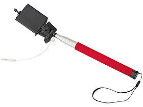 Монопод проводной Wire Selfie, красный
