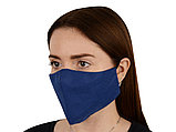 Маска для лица многоразовая из спанбонда, темно-синий, фото 2