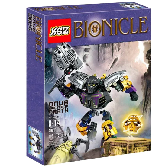 Конструктор KSZ Bionicle 708-1 Онуа - Повелитель Земли - фото 2 - id-p103579681