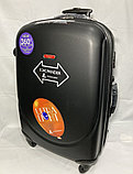 Большой пластиковый дорожный чемодан на 4-х колёсах Ambassador (высота 79 см, ширина 49 см, глубина 29 см), фото 6