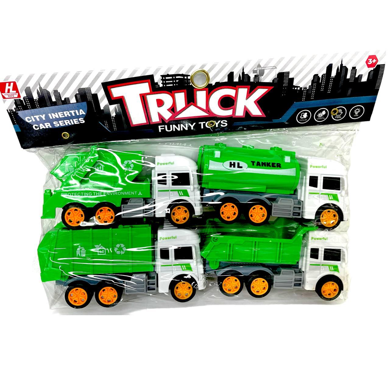 621-3 Спец техника 6in Truck Funny Toys в пакете 25*20см