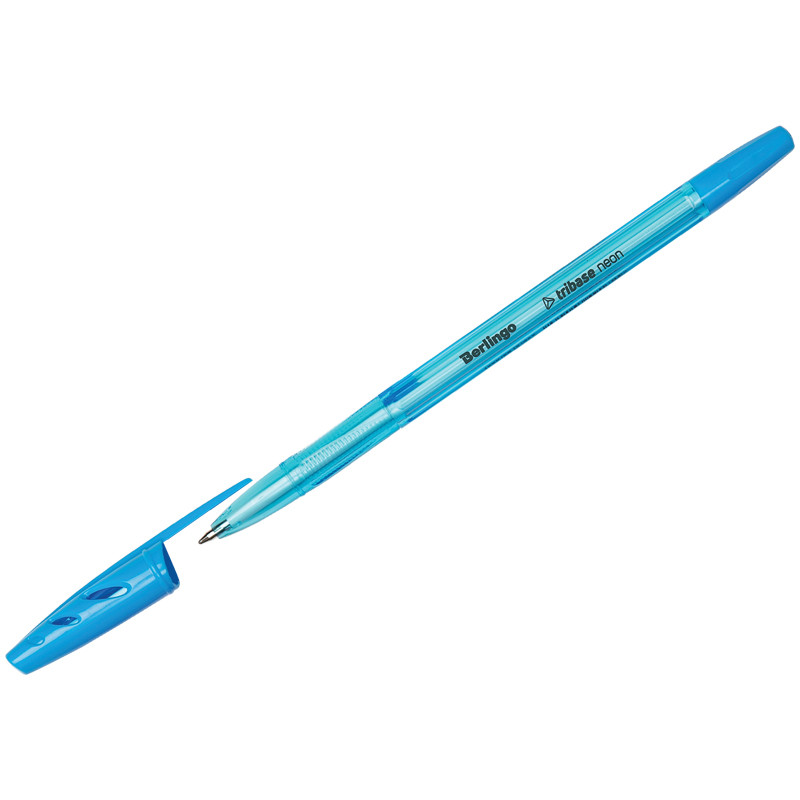 Ручка шариковая Berlingo «Tribase Neon» синяя, 0,7 мм - фото 3 - id-p103593220