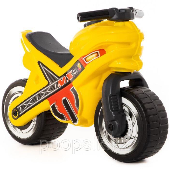 Каталка-мотоцикл "MX" (желтая) - фото 1 - id-p103595034