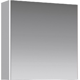 Зеркальный шкаф «MOBI» 60 см. Цвет белый.