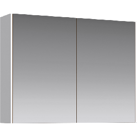 Зеркальный шкаф «MOBI» 80 см. Цвет белый.