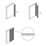 Панель декоративная  3D LB 2550 Лондон голубой, фото 2