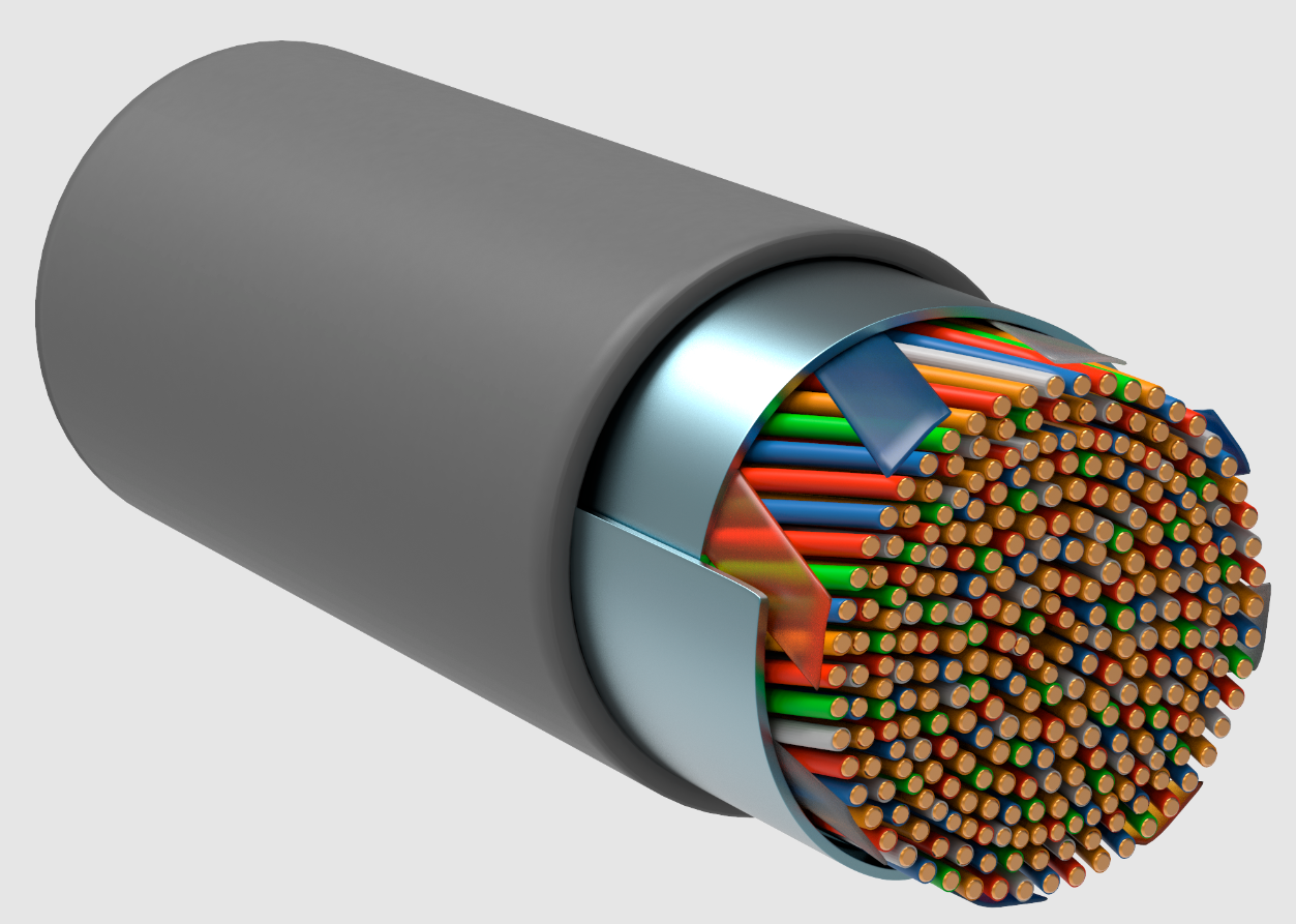 ITK Витая пара F/UTP кат.5E 50х2х24AWG solid PVC серый (305м), фото 1
