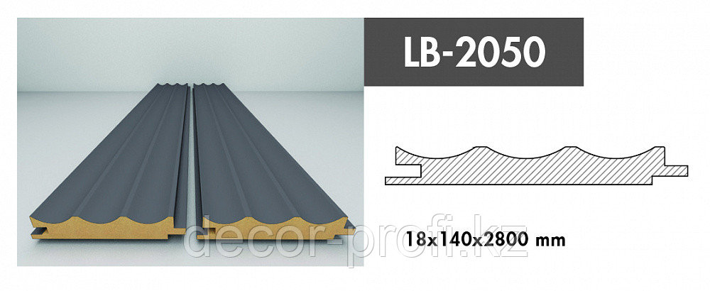 Панель декоративная 3D LB 2050 Камень серый матовый - фото 2 - id-p103596729