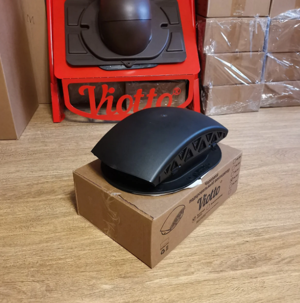 Аэратор для Фальцевой, на готовую мягкую Чёрный RAL 9005 Viotto
