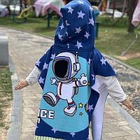 Детские полотенце с капюшоном Астронавт