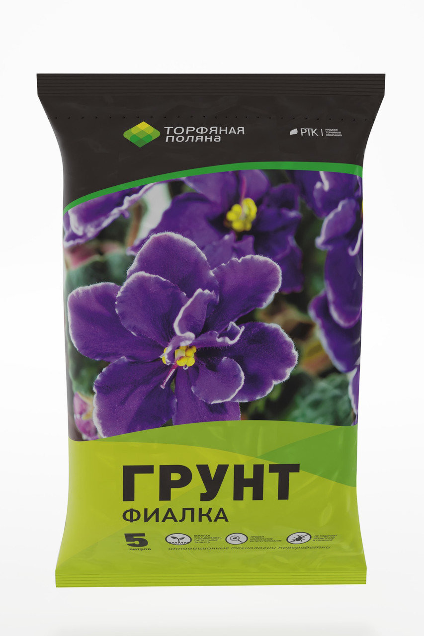 Грунт почвенный Фиалка 5 л РТК