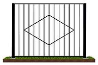 Забор металлический Толщина 6 мм