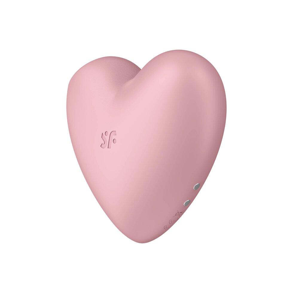 Вакуумный стимулятор Cutie Heart light Satisfyer розовый