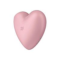 Вакуумный стимулятор Cutie Heart light Satisfyer розовый