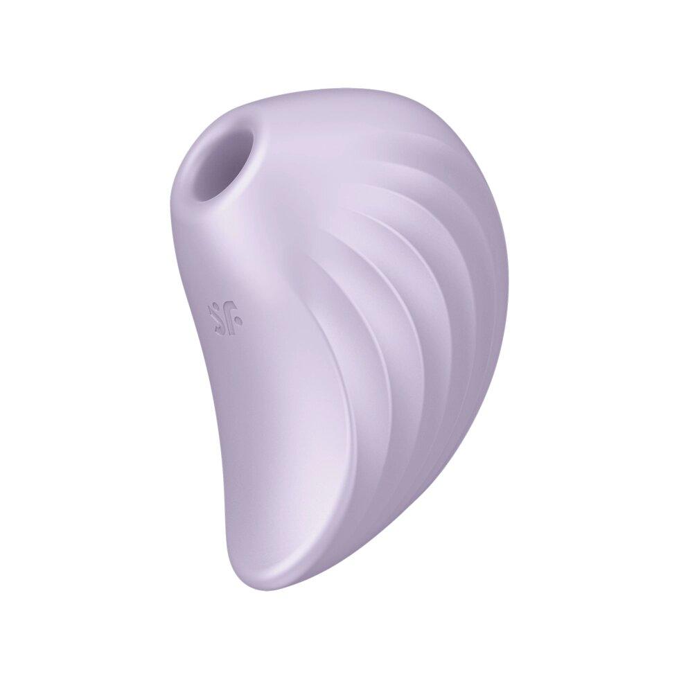 Вакуумный клиторальный стимулятор с вибрацией Pearl Diver Satisfyer сиреневое