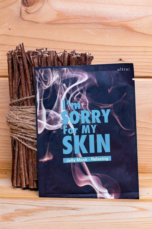 Маска для лица тканево-гелевая расслабляющая I'm Sorry For My Skin Jelly Mask Relaxing, 33мл.