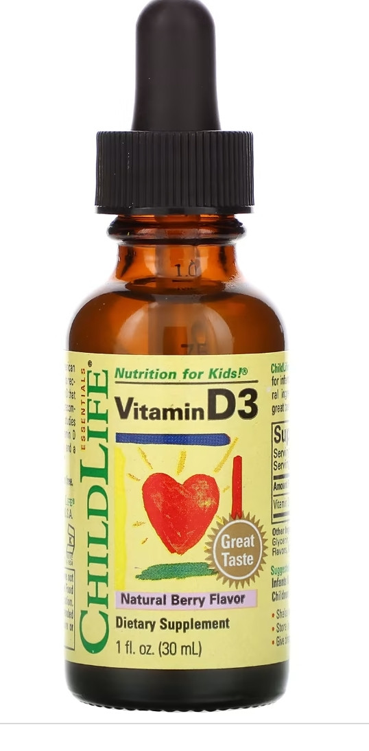 Childlife,Vitamin D-3, 30 ml