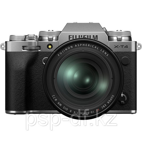 Фотоаппарат Fujifilm X-T4 kit XF 16-80mm f/4 R LM OIS Silver - фото 1 - id-p103607043